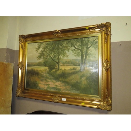 834 - A LARGE GILT FRAMED PRINT