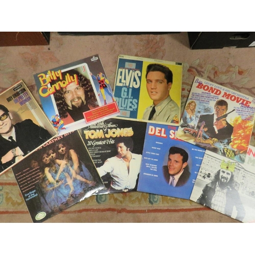 95 - A TRAY OF ASSORTED LP RECORDS NEIL DIAMOND, DION WARWICK ETC