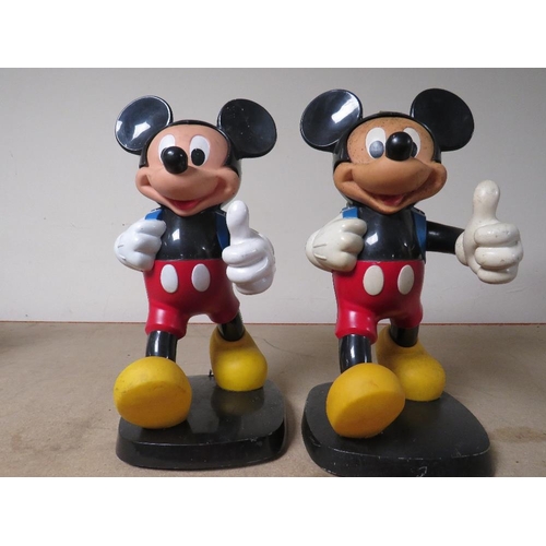 189 - TWO TYCO WALT DISNEY MICKEY MOUSE FIGURES