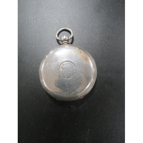 304 - A SILVER CASED POCKET WATCH BY 'KLEYSER & Co. 69 BOROUGH'