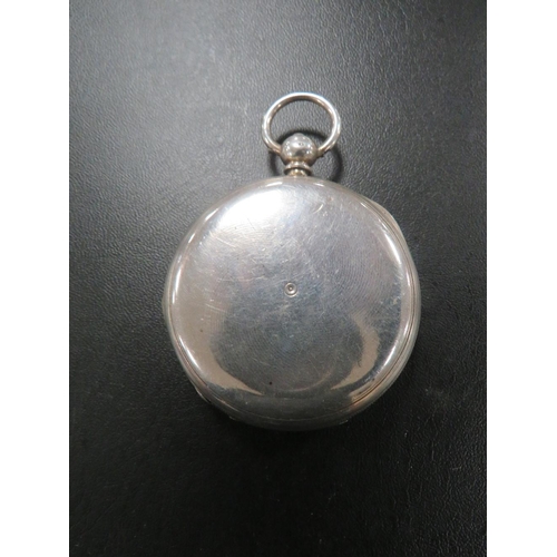 304 - A SILVER CASED POCKET WATCH BY 'KLEYSER & Co. 69 BOROUGH'