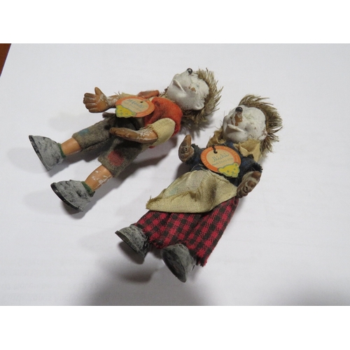 358 - TWO VINTAGE STEIFF HEDGEHOG FIGURES 'MECKI' & 'MICKI' A/F