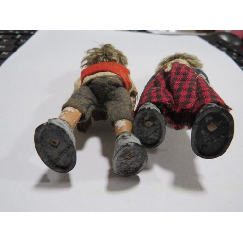 358 - TWO VINTAGE STEIFF HEDGEHOG FIGURES 'MECKI' & 'MICKI' A/F