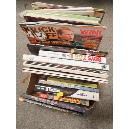 148 - A GOOD QUANTITY OF WOLVERHAMPTON WANDERERS FOOTBALL PROGRAMMES AND MEMORABILIA , LP RECORDS , WOLVES... 