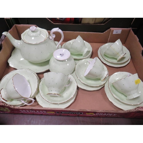 82 - A ROYAL ALBERT POLKA DOT TEASET