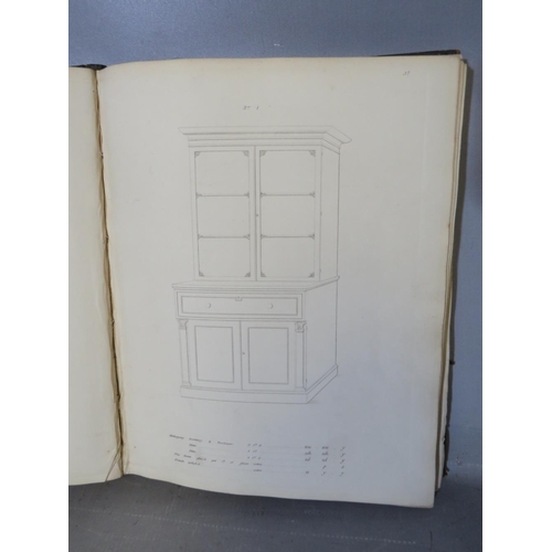 119 - DESIGNS OF FURNITURE' BY WILLIAM SMEE & SON, 19th century catalogue, missing title page