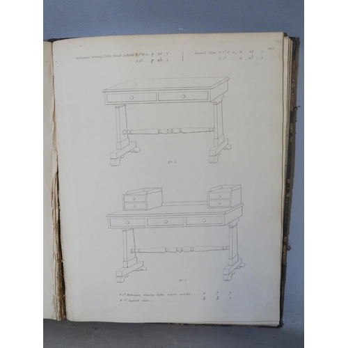 119 - DESIGNS OF FURNITURE' BY WILLIAM SMEE & SON, 19th century catalogue, missing title page