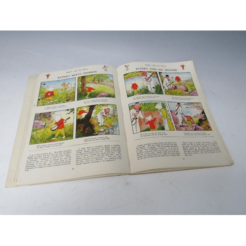 123 - MORE ADVENTURES OF RUPERT' ANNUAL 1942, soft back No. 7, together with 'More Rupert Adventures' Annu... 