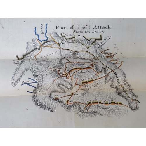 125 - CRIMEA WAR INTEREST - THREE ORIGINAL HAND DRAWN PLANS OF THE ATTACK ON SEBASTOPOL, to include a hand... 