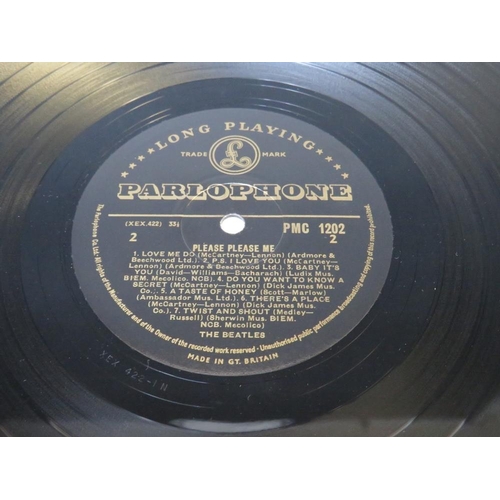 208 - THE BEATLES PLEASE PLEASE ME MONO GOLD PARLAPHONE PMC1202