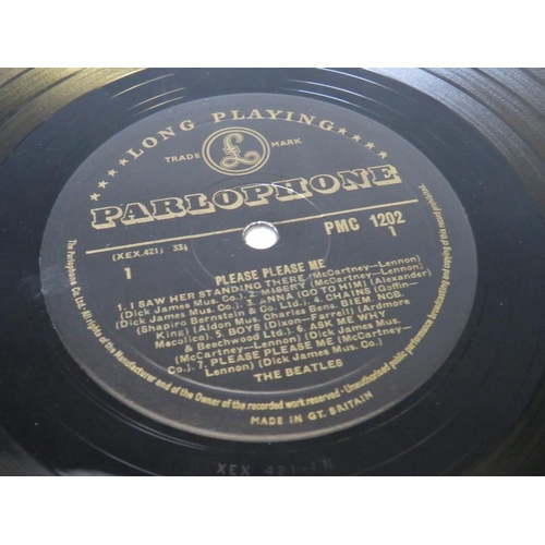 208 - THE BEATLES PLEASE PLEASE ME MONO GOLD PARLAPHONE PMC1202