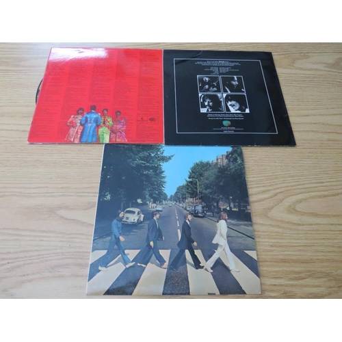 209 - FOURTEEN BEATLES RECORDS TO INCLUDE HARD DAYS NIGHT MONO PMC 1230, Please Please Me Stereo, PCS 3042... 