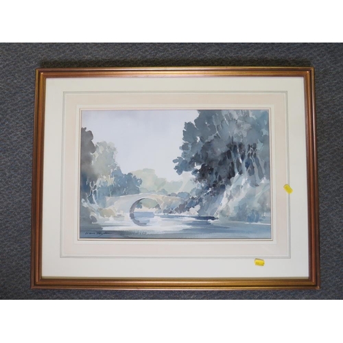 54 - IVAN TAYLOR (1946). 'River Greta - Yorkshire', signed lower left, titled verso, framed and glazed, 3... 