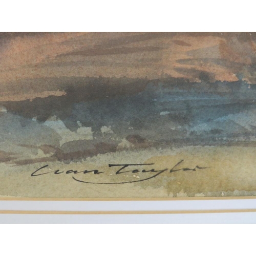 55 - IVAN TAYLOR (1946). 'Vale of Buttermere', signed lower left, titled verso, framed and glazed, 37.5 x... 