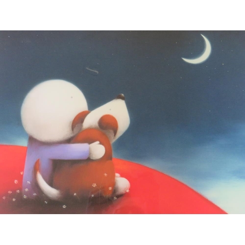 8 - DOUG HYDE (1972). Written In The Stars' signed mixed media, no. 343 / 595, framed and glazed, 48.5 x... 