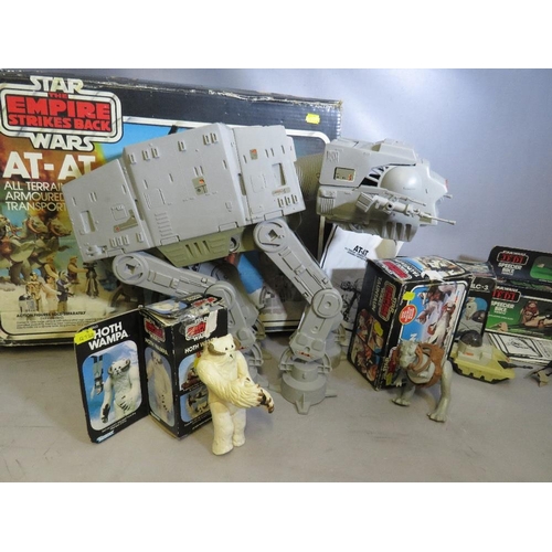 888 - FIVE BOXED STAR WARS ITEMS TO INCLUDE EMPIRE STRIKES BACK AT-AT (ALL TERRAIN ARMOURED TRANSPORT), Pa... 