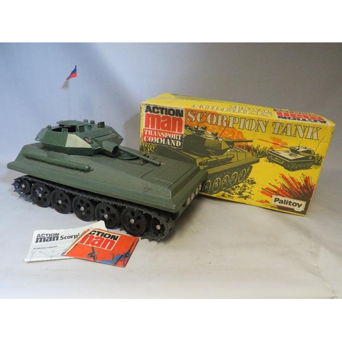 889 - A BOXED PALITOY ACTION MAN SCORPION TANK