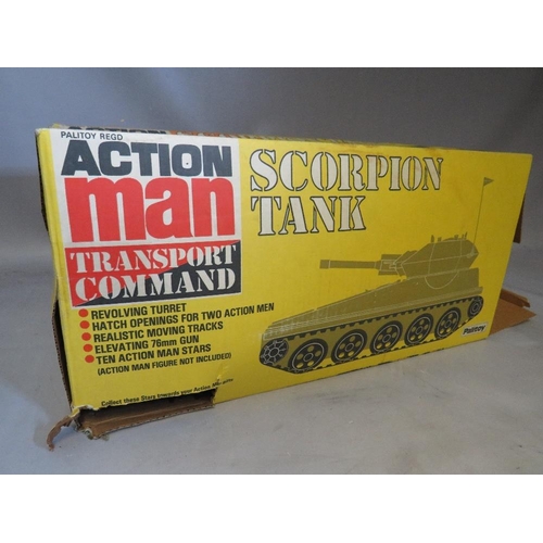 889 - A BOXED PALITOY ACTION MAN SCORPION TANK