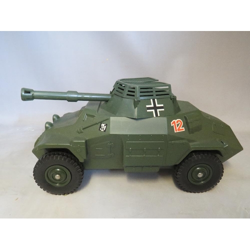 890 - A BOXED ACTION MAN GERMAN ARMOURED CAR