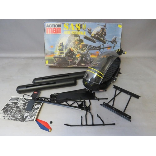 891 - A BOXED ACTION MAN SAS AIR STRIKE HELICOPTER - BOX A/F