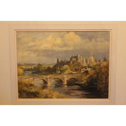 53 - IVAN TAYLOR (1946). 'Ludlow In Shropshire', signed lower left, titled verso, framed and glazed, 28 x... 