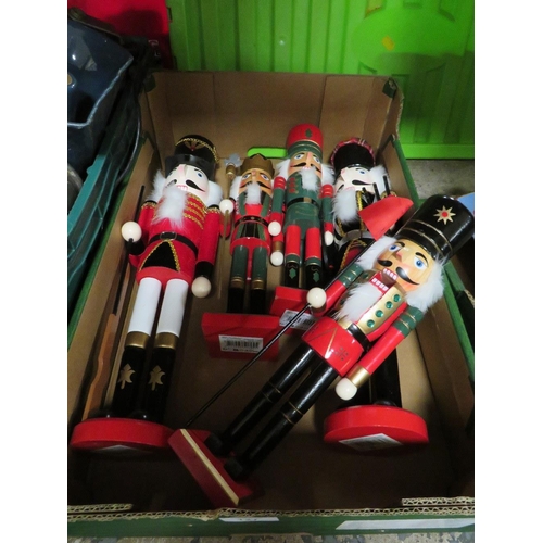 127 - A BOX OF CHRISTMAS NUTCRACKERS