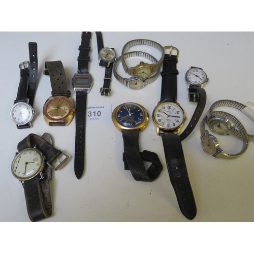 310 - A COLLECTION OF TIMEX WRISTWATCHES, LADIES & GENTLEMANS, MANUAL, QUARTZ & DIGITAL (32)Condition Repo... 