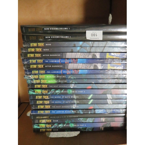 180 - TWENTY NEW EAGLEMOSS STAR TREK NOVEL COLLECTION BOOKS - STILL FACTORY WRAPPED