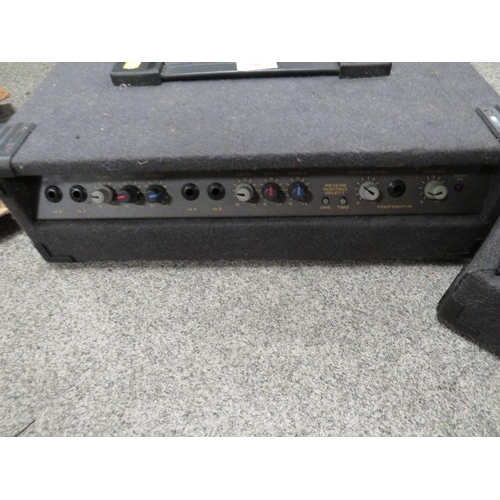 296 - A CARLSBRO COLT 65 KEYBOARD MIXER AMPLIFIER TOGETHER WITH A CARLSBRO MONITOR SPEAKER (2)