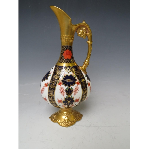 544 - A ROYAL CROWN DERBY IMARI EWER PITCHER JUG, pattern no. 1128, H 26 cmCondition Report:No obvious dam... 