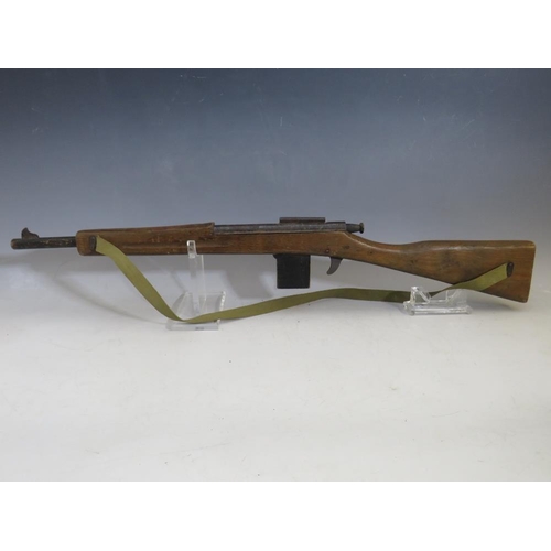 570 - A CHILDS ARMY CADET TRAINING RIFLE BY PARIS MANUFACTURING Co., together with a Rustler Laramie repea... 