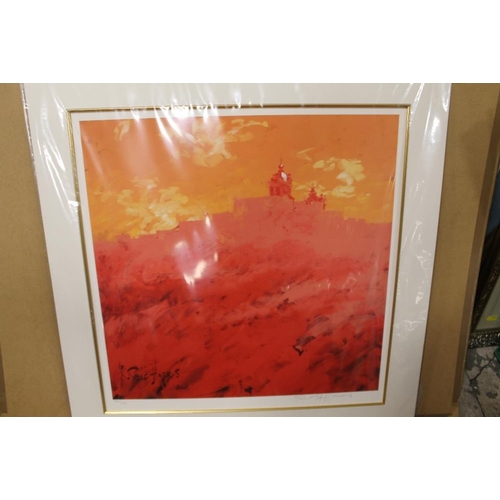 37 - ROLF HARRIS - A SIGNED LIMITED EDITION PRINT, UNFRAMED, 55 X 53 cm