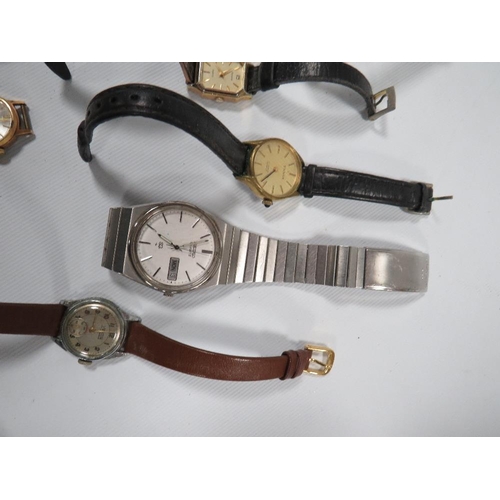 472 - A BAG OF ASSORTED WRIST WATCHES