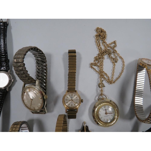 472 - A BAG OF ASSORTED WRIST WATCHES