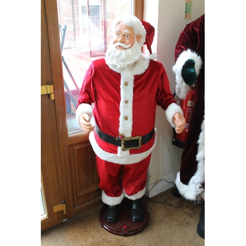 58 - A 5FT MODERN KARAOKE SANTA CLAUS - WORKING ORDER AT TIME OF CONSIGNMENT