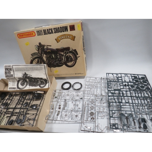 88 - A MATCHBOX VINCENT SERIES C BLACK SHADOW 1-12 MODEL KIT (UNCHECKED)