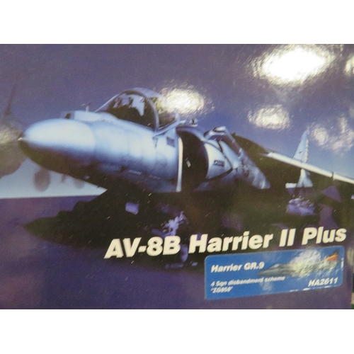 216 - FOUR BOXED MODEL AIRCRAFT TO INCLUDE A LIMITED EDITION KY GUARDIANS EUROPE GLOSTER JAVELIN 1:72