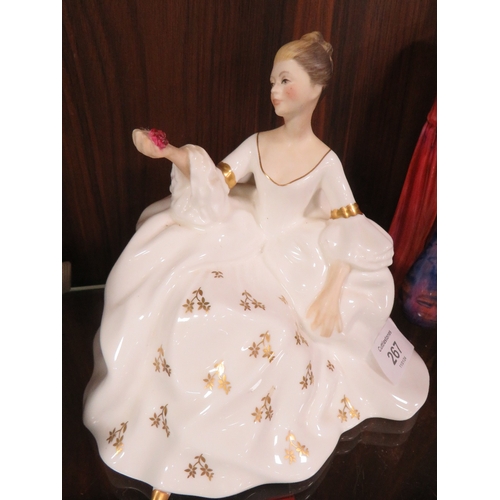 267 - SIX ASSORTED ROYAL DOULTON FIGURES TO INCLUDE 