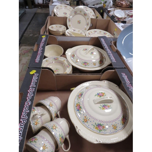 114 - FOUR TRAYS SWINNERTONS HARVEST TEA/DINNER WARE