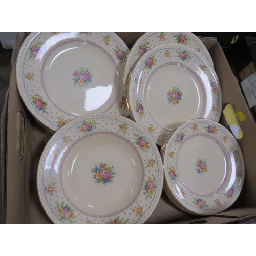 114 - FOUR TRAYS SWINNERTONS HARVEST TEA/DINNER WARE