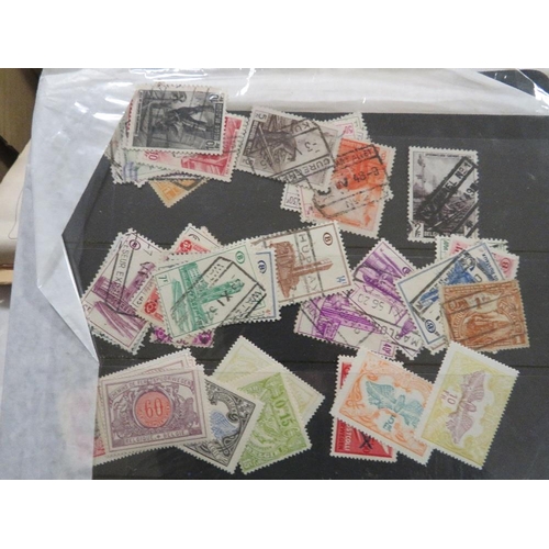 119 - TWO TRAYS OF ASSORTED STAMPS ETC