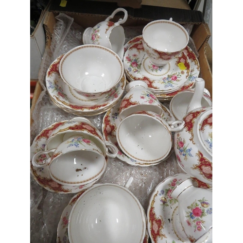 185 - A ROYAL TUSCAN 'WINDSOR' TEASET