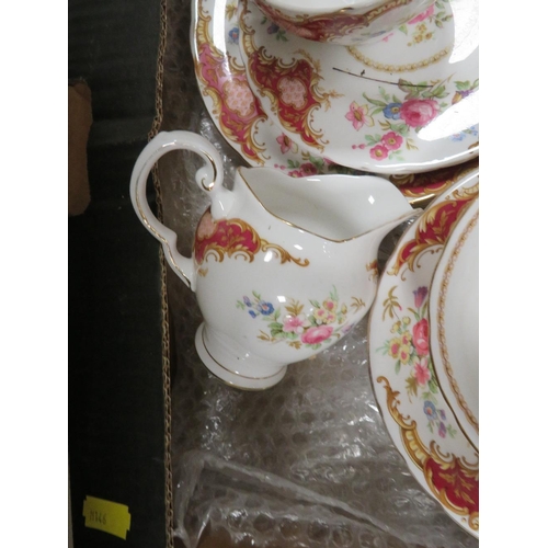 185 - A ROYAL TUSCAN 'WINDSOR' TEASET