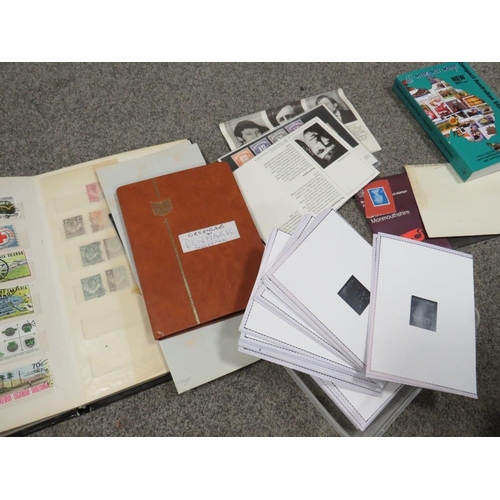 228 - A STAMP COLLECTION TO INCLUDE EIGHT LARGE STAMP ALBUMS / STOCK BOOKS (SIX WORLD STAMP ALBUMS, ONE CO... 