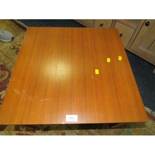 779 - A RETRO TEAK 'MYER' SMALL TABLE A/F