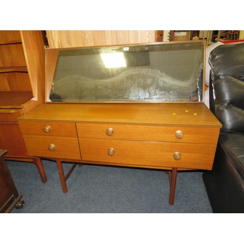 787 - A RETRO TEAK DRESSING TABLE