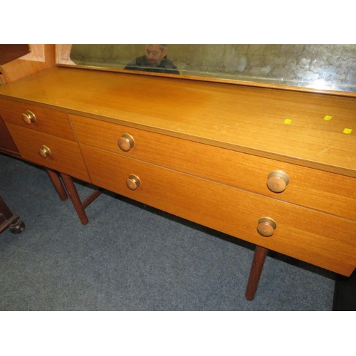 787 - A RETRO TEAK DRESSING TABLE