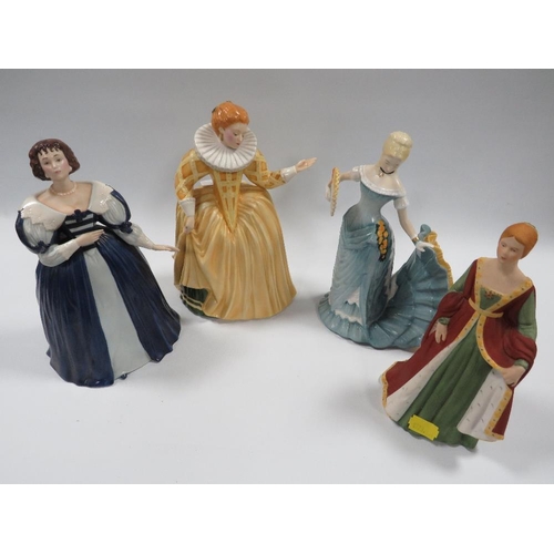 278 - A FRANKLIN PORCELAIN FIGURINE 