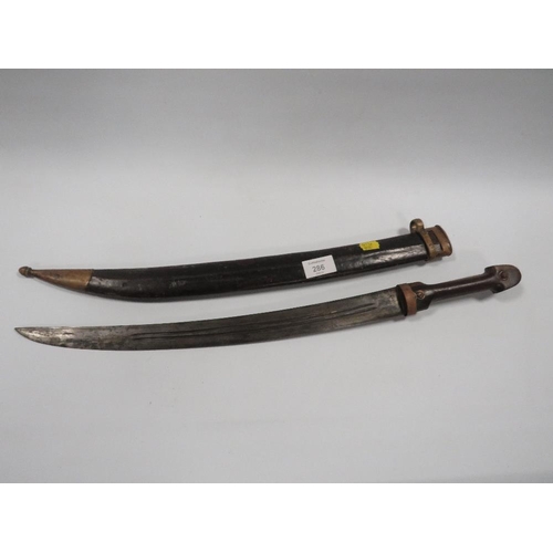 286 - AN OTTOMAN SABER AND SHEATH