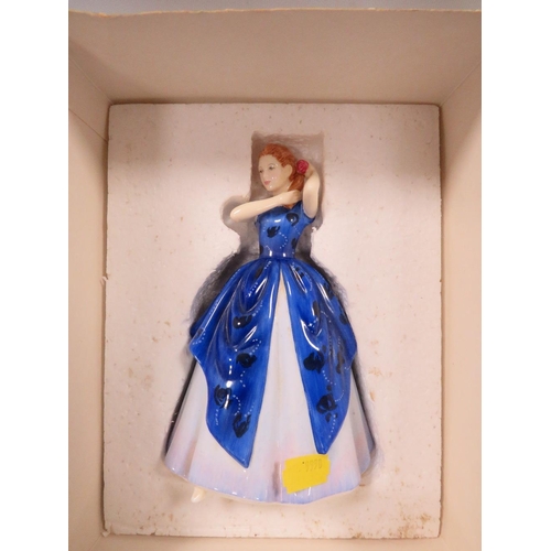 306 - TWO BOXED ROYAL DOULTON FIGURINES LILY AND LAURA